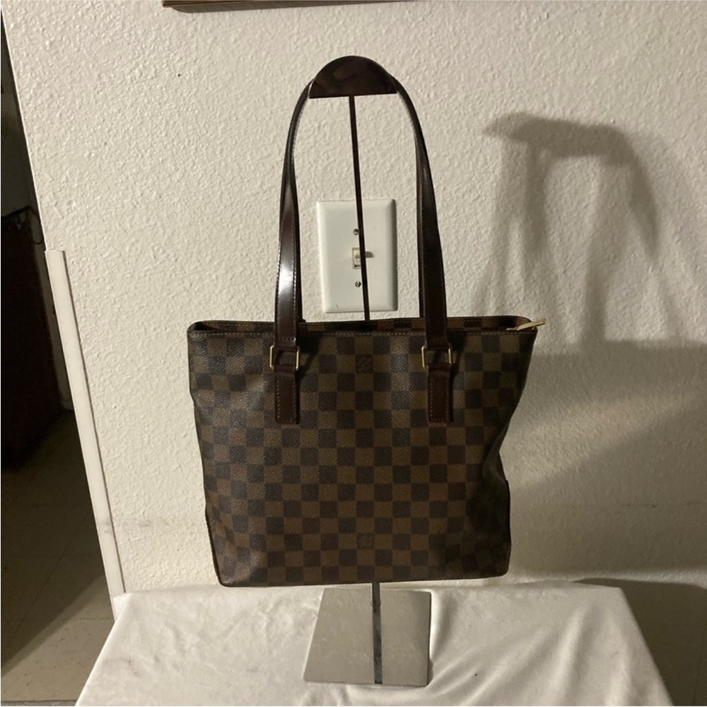 Louis Vuitton Authentic Ebene Damier Handbag EUC - Picture 11 of 13